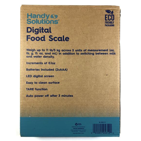 Handy Solutions Digital Food Scale NEW in Box vn - Picture 3 of 3